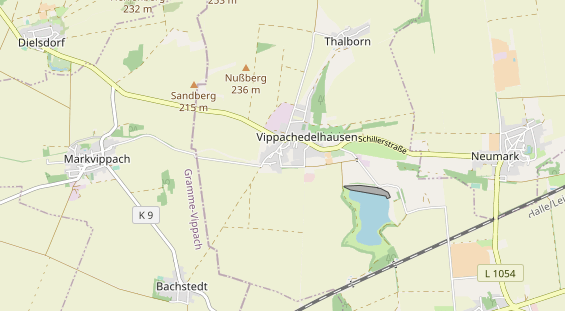 Aire camping-car sur la carte