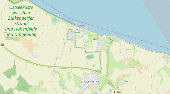 Área para autocaravana en la tarjeta