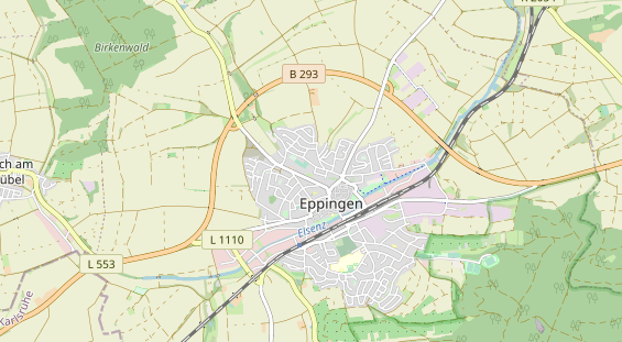 Aire camping-car sur la carte