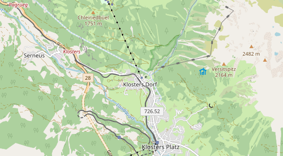 Área para autocaravana en la tarjeta