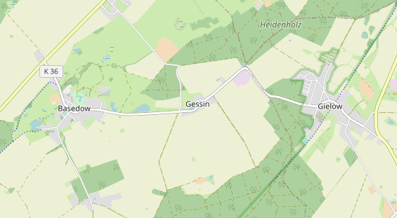 Area di sosta per camper sulla carta