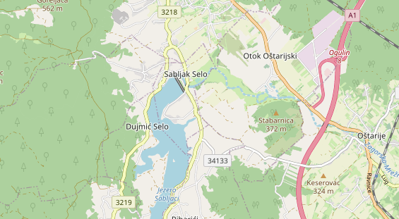 Área para autocaravana en la tarjeta