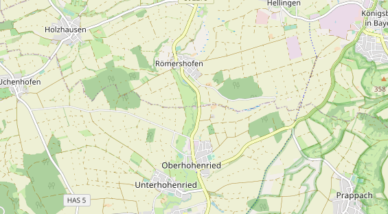 Aire camping-car sur la carte