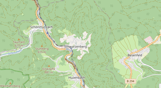 Area di sosta per camper sulla carta