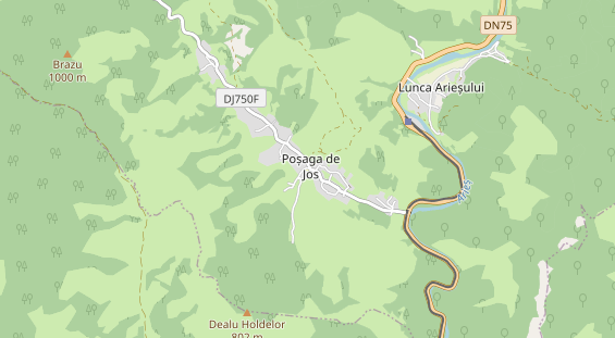 Área para autocaravana en la tarjeta