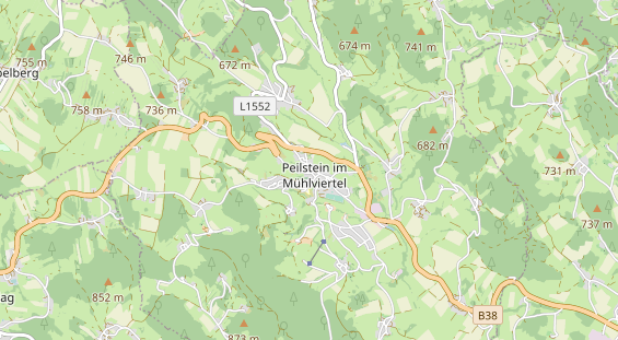 Área para autocaravana en la tarjeta