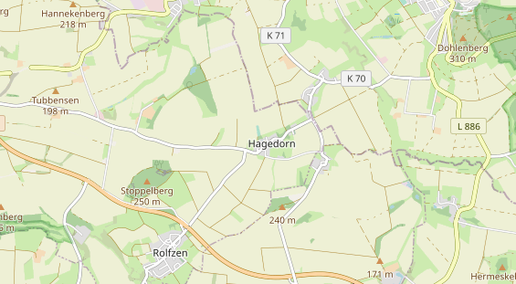 Área para autocaravana en la tarjeta