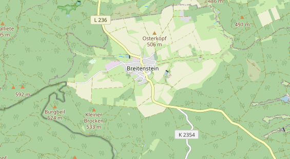 Area di sosta per camper sulla carta