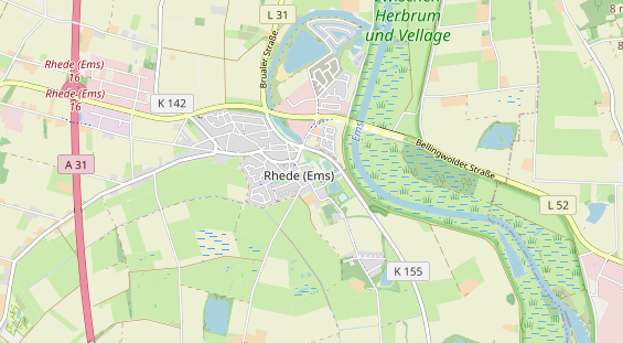 Área para autocaravana en la tarjeta