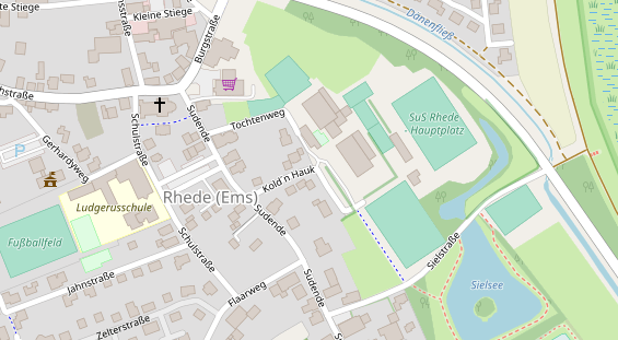 Stellplatz auf Satellitenbild