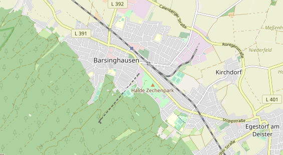 Área para autocaravana en la tarjeta