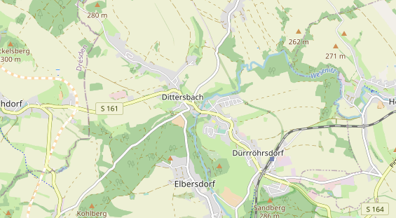 Aire camping-car sur la carte