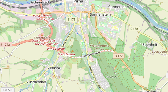 Area di sosta per camper sulla carta