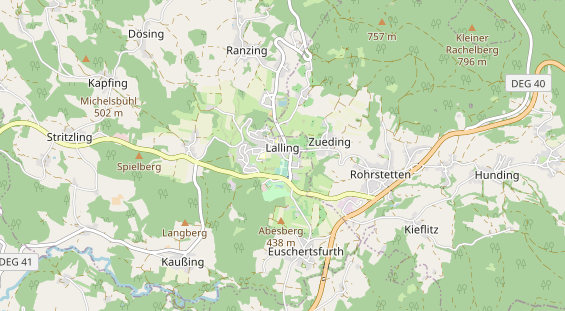 Aire camping-car sur la carte