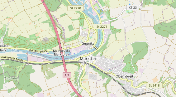 Area di sosta per camper sulla carta