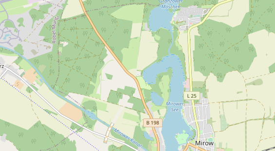 Area di sosta per camper sulla carta