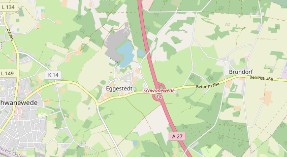 Área para autocaravana en la tarjeta