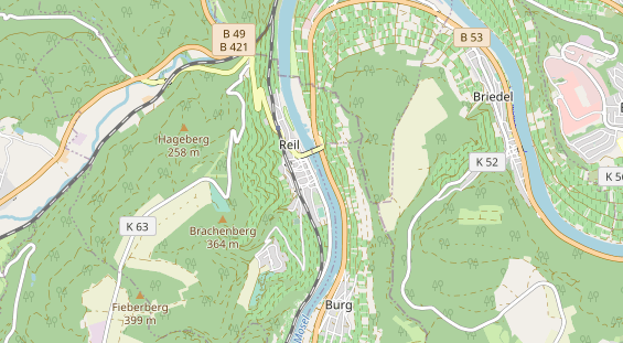 Área para autocaravana en la tarjeta