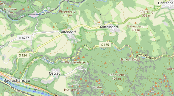 Stellplatz auf Karte