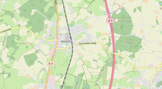 Area di sosta per camper sulla carta