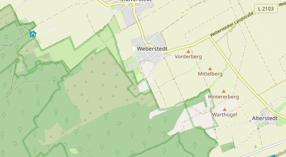 Aire camping-car sur la carte