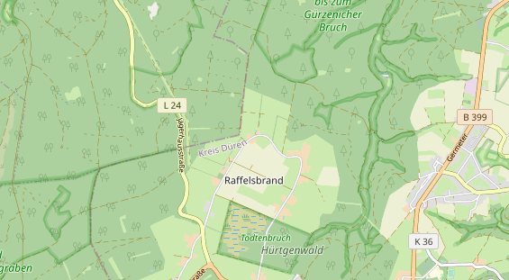 Area di sosta per camper sulla carta