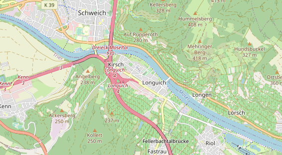 Area di sosta per camper sulla carta