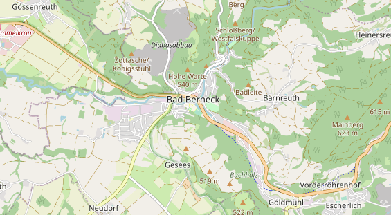 Área para autocaravana en la tarjeta