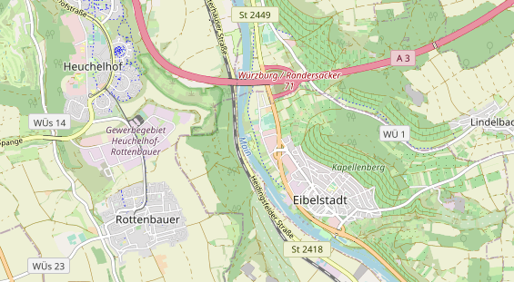 Aire camping-car sur la carte