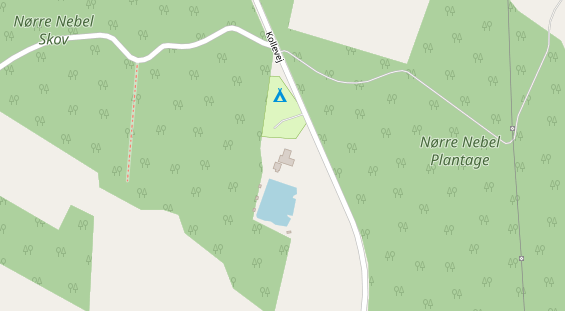 Stellplatz auf Satellitenbild