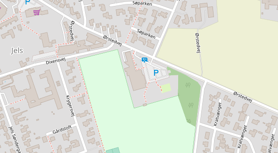 Stellplatz auf Satellitenbild