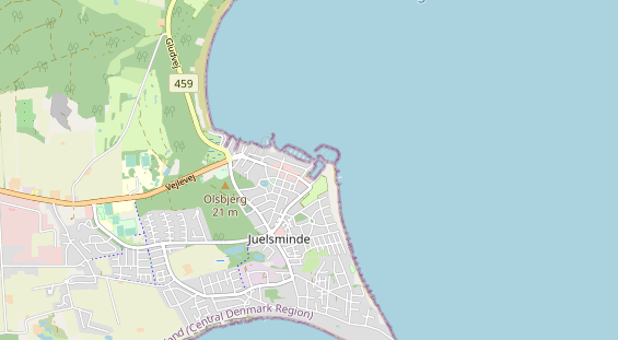 Área para autocaravana en la tarjeta