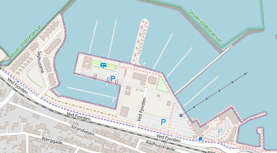 Stellplatz auf Satellitenbild