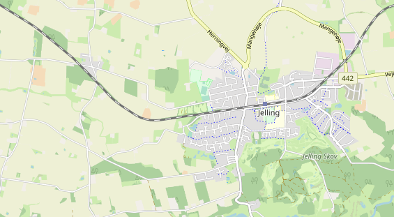 Area di sosta per camper sulla carta