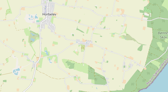 Area di sosta per camper sulla carta