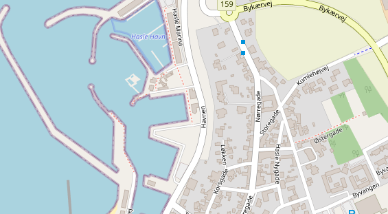 Stellplatz auf Satellitenbild