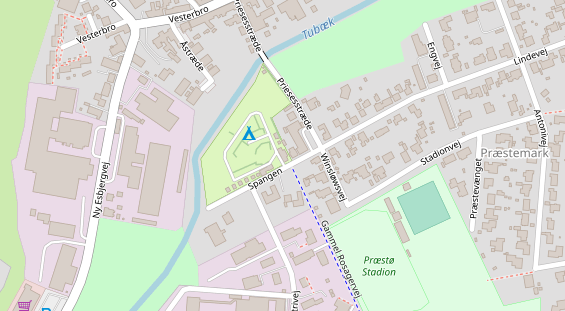 Stellplatz auf Satellitenbild