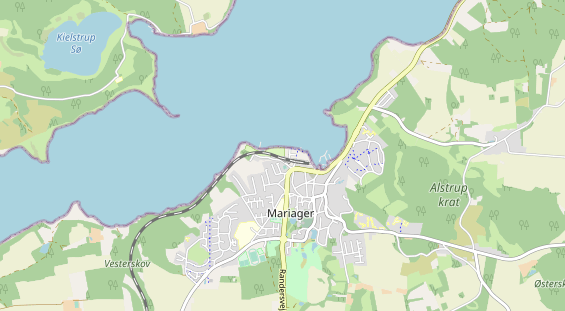 Aire camping-car sur la carte