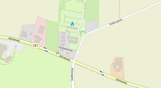 Stellplatz auf Satellitenbild