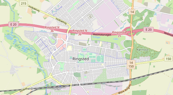 Área para autocaravana en la tarjeta