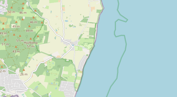 Area di sosta per camper sulla carta