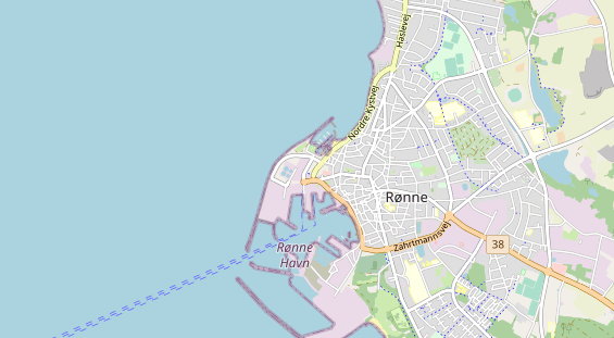 Area di sosta per camper sulla carta