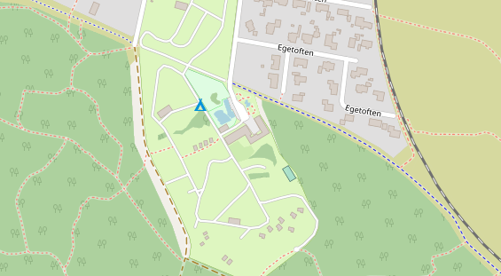 Stellplatz auf Satellitenbild