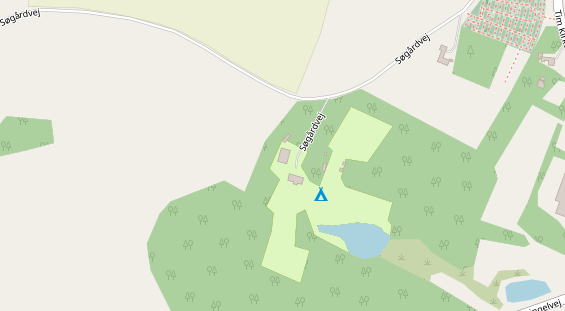 Stellplatz auf Satellitenbild