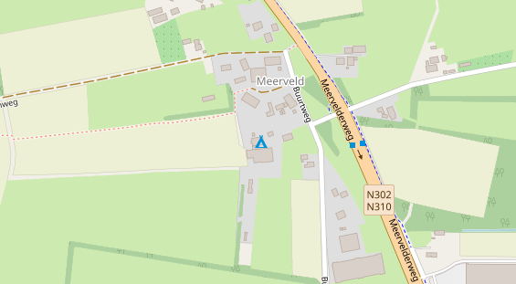 Stellplatz auf Satellitenbild