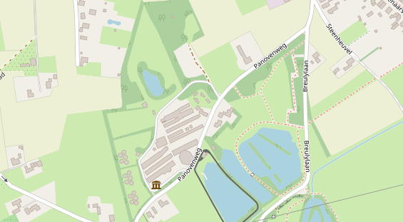 Stellplatz auf Satellitenbild