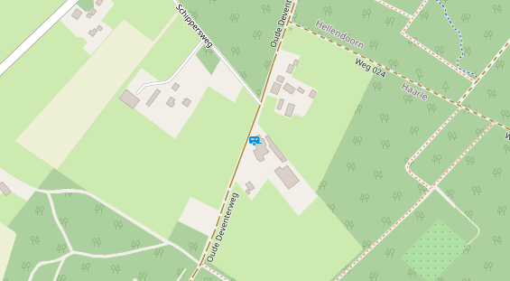 Stellplatz auf Satellitenbild