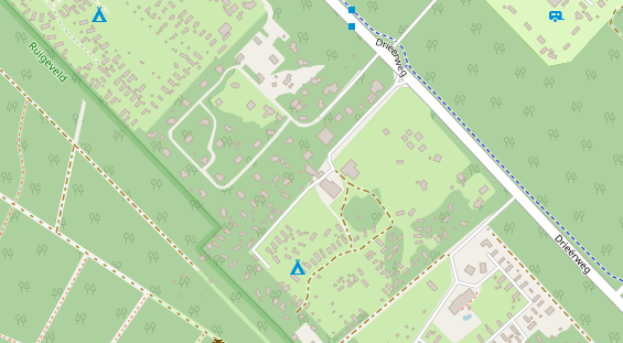 Stellplatz auf Satellitenbild