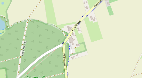 Stellplatz auf Satellitenbild