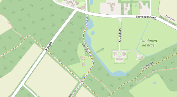 Stellplatz auf Satellitenbild